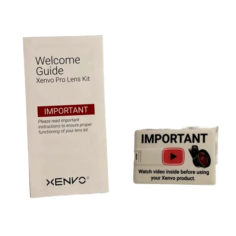 Xenvo Pro Lens Kit TruView 0.45x Wide Angle & Clarus 15x Macro Lens Travel Case